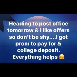 Offers Welcome🤗Everything helps💰